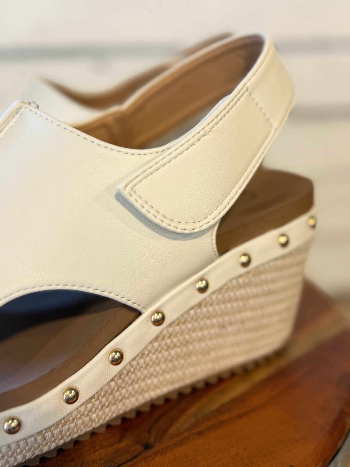 Corky's For Keep Wedge Sandal | White
