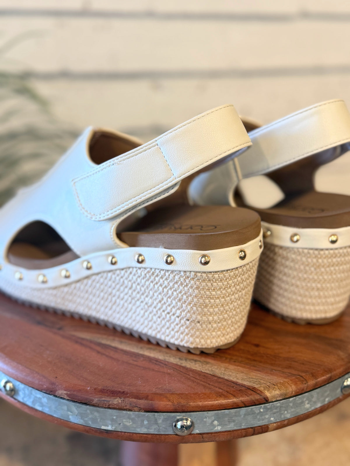 Corky's For Keep Wedge Sandal | White