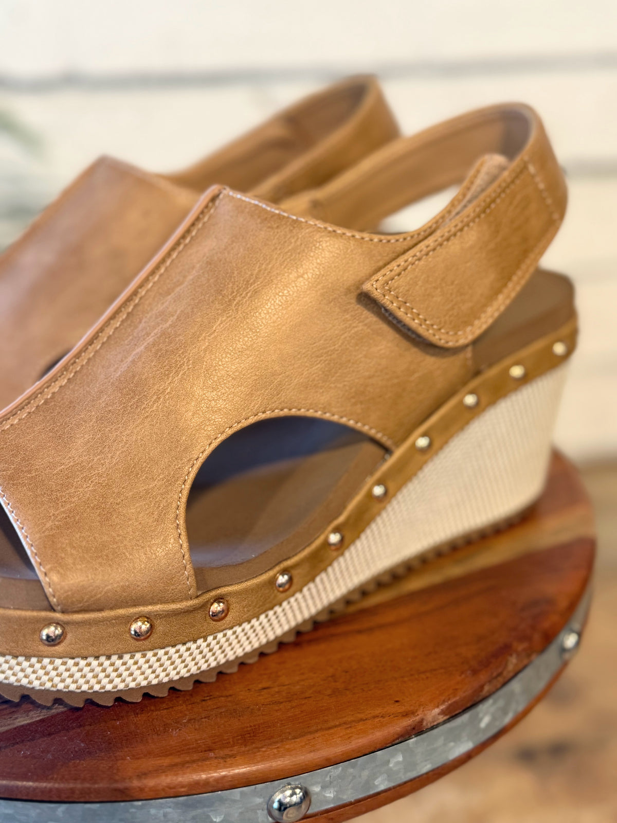 Corky's For Keep Wedge Sandal | Caramel