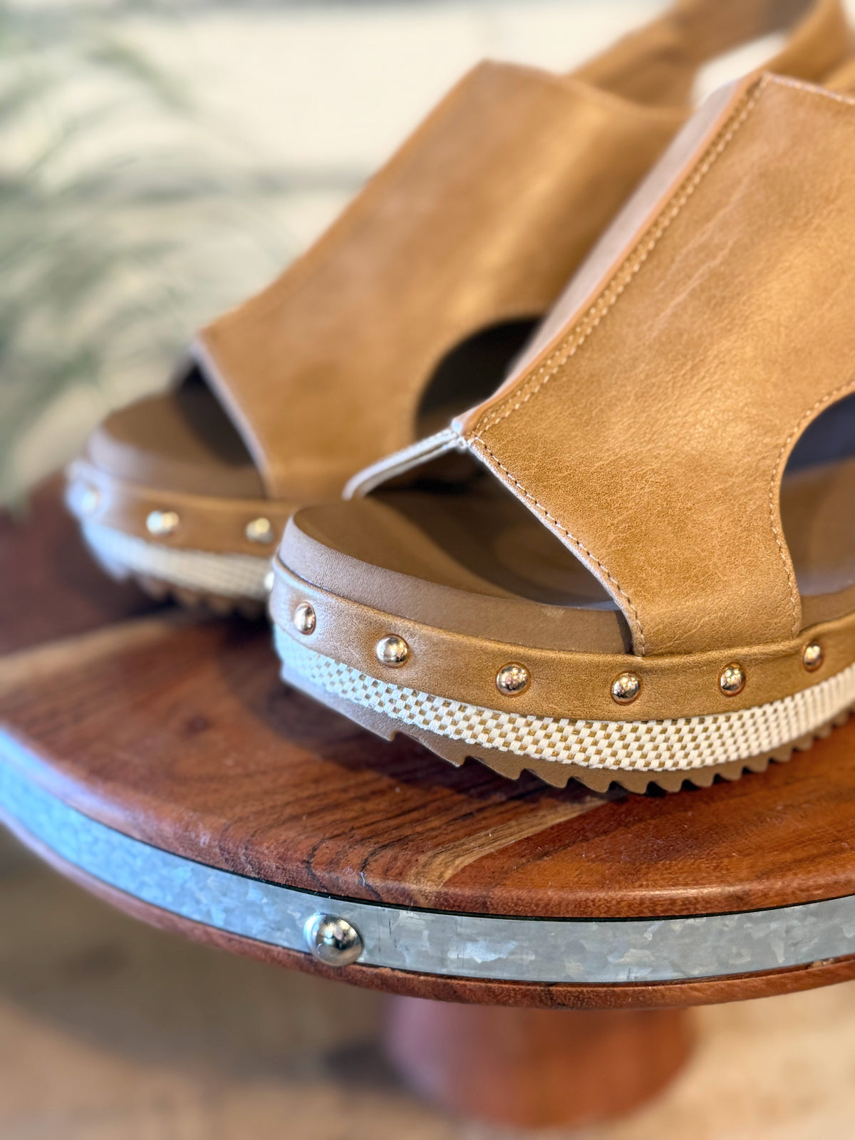 Corky's For Keep Wedge Sandal | Caramel