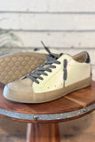 Shu Shop | Mia Metallic White Sneakers