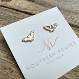 Bat Halloween Stud Earrings | Gold