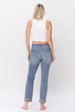 Judy Blue Mid Rise Long Boyfriend Jeans | Medium Wash