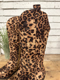 Leopard Pointed Toe Western Boots