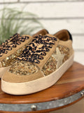 Corky's Another Round Sneakers | Gold Sequins