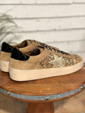 Corky's Another Round Sneakers | Gold Sequins