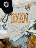 Texan Bronze Foil Tee | Heather Dust