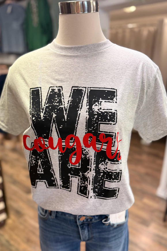 We Are Cougars Tee | Heather Grey