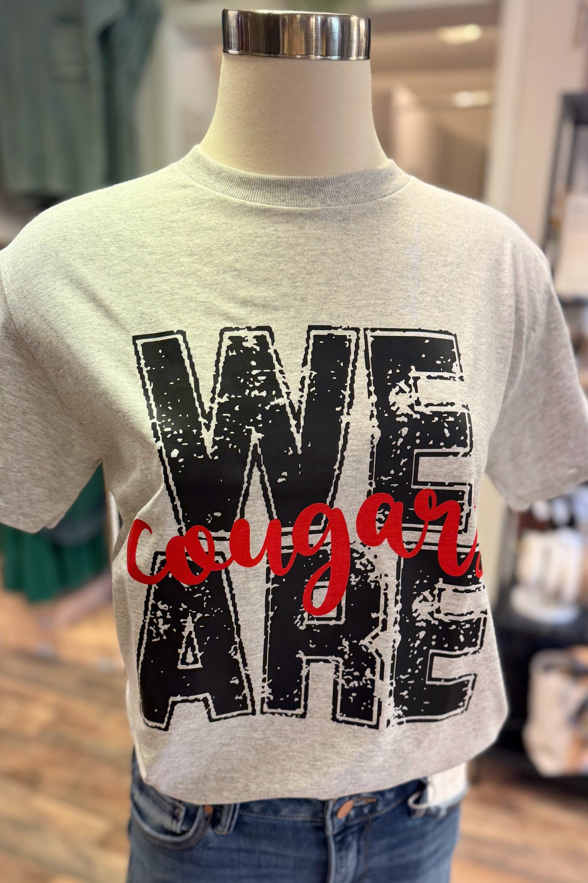 We Are Cougars Tee | Heather Grey
