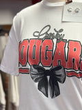 Crosby Cougars Bow Tee | White