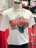 Crosby Cougars Bow Tee | White