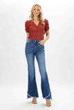 Judy Blue Retro Flare Jeans | Tulip Hem