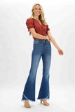 Judy Blue Retro Flare Jeans | Tulip Hem