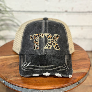 TX Leopard Cap | Black