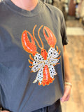 Dalmation Bow Crawfish Tee | Grey