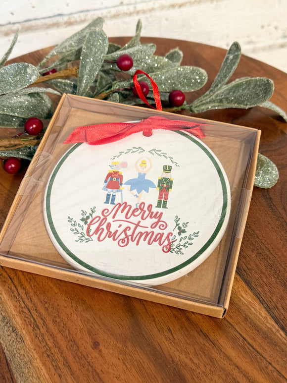 Nutcracker Waltz | Ceramic Boxed Ornament