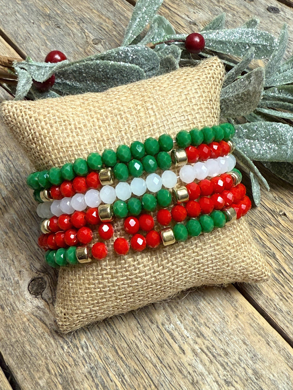 Festive Mix | Christmas Bracelet Set