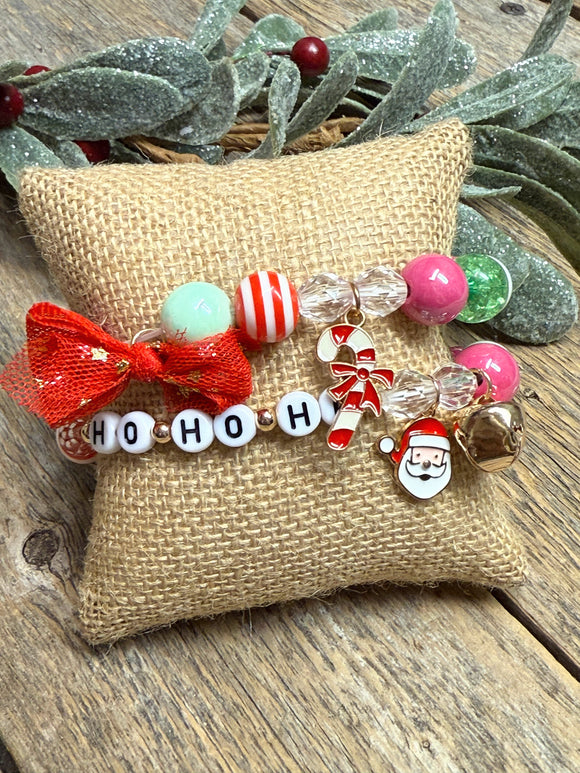 Whimsy Ho Ho Ho +Charms | Christmas Bracelet Set