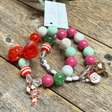 Whimsy Ho Ho Ho +Charms | Christmas Bracelet Set