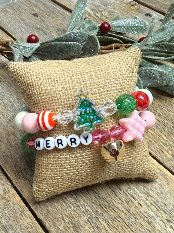 Whimsy Merry+Charms | Christmas Bracelet Set
