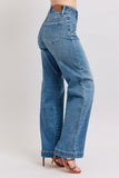 Judy Blue Jeans | Star Front Seam Detail Wide Leg