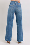 Judy Blue Jeans | Star Front Seam Detail Wide Leg