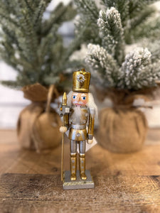 Kurt S. Adler Nutcracker Ornaments | Gold+Silver