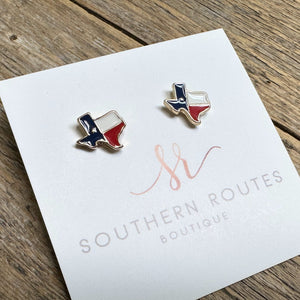 Texas Stud Earrings | Gold