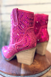 The Maze Sparkling Boot | Pink
