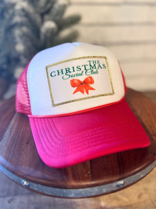 The Christmas Social Club Trucker Hat | Red