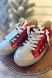 Shu Shop Paula Sneaker | Red Glitter