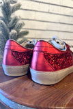 Shu Shop Paula Sneaker | Red Glitter