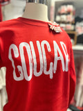 YOUTH+ADULT! Cougars Brushed Font Sweatshirt | Red