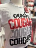 YOUTH+ADULT! Crosby Cougars Trio Tee | Ice Grey