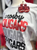 YOUTH+ADULT! Crosby Cougars Trio Tee | Ice Grey