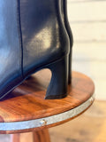 The Gaia Pointed Toe Block Heel Bootie | Black