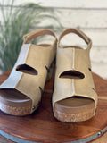 Corky's Cut It Out Wedge | Taupe