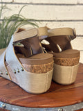 Corky's Cut It Out Wedge | Taupe