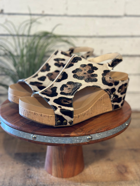 Corky's Carley Wedge | Gold Leopard