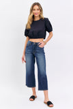 Judy Blue Jeans | Mid Rise Cropped Wide Leg