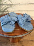 The Zain Bow Sandal | Blue