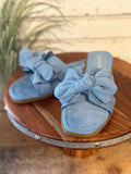 The Zain Bow Sandal | Blue