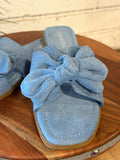 The Zain Bow Sandal | Blue