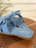 The Zain Bow Sandal | Blue