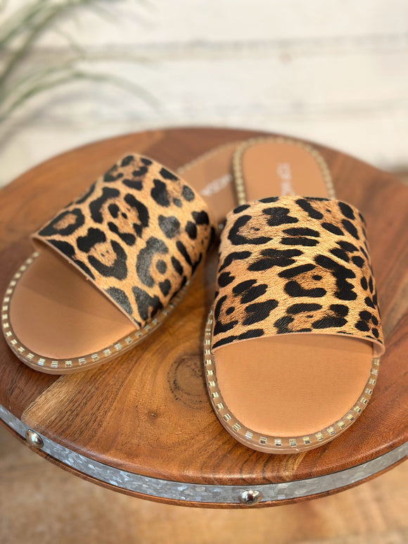 The Gateth Sandal | Leopard