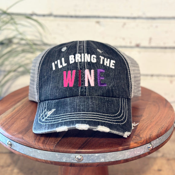 I'll Bring The Wine Cap | Black