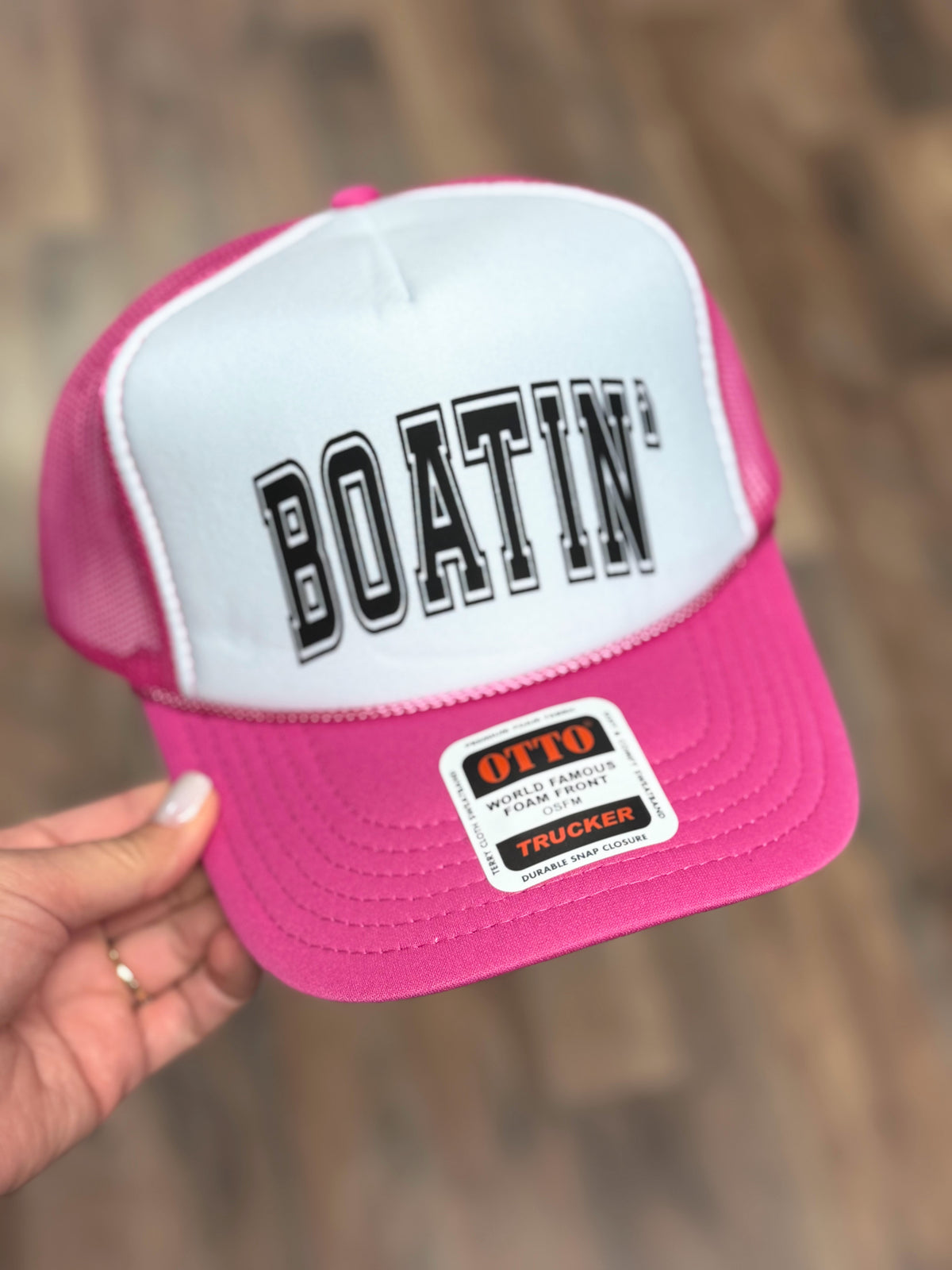 Boatin' Trucker Cap | Fuchsia