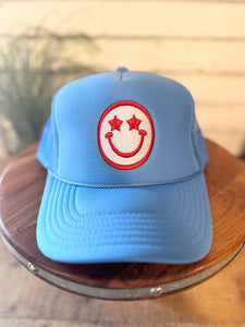 Starry Eyed Foam Trucker Cap | Cobalt Blue