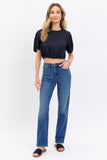 Judy Blue Jeans | High Waist Straight Fit Dark