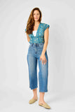 Judy Blue Jeans | High Waist Crop Wide Braided